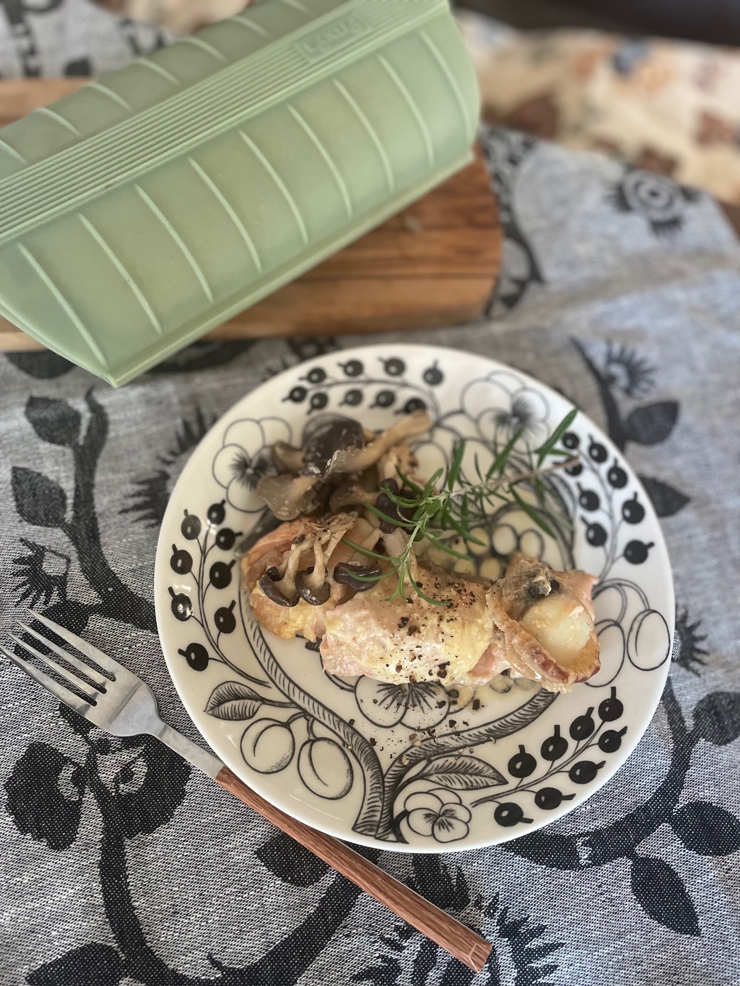 秋鮭と帆立の味噌マヨ