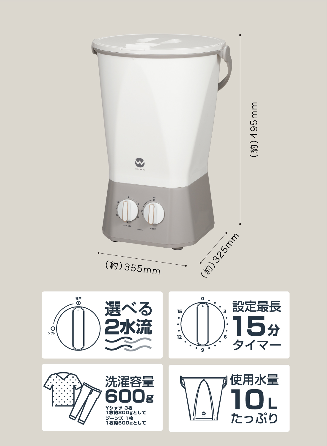 ウォッシュボーイ TOM-12f / 株式会社シービージャパン CB JAPAN